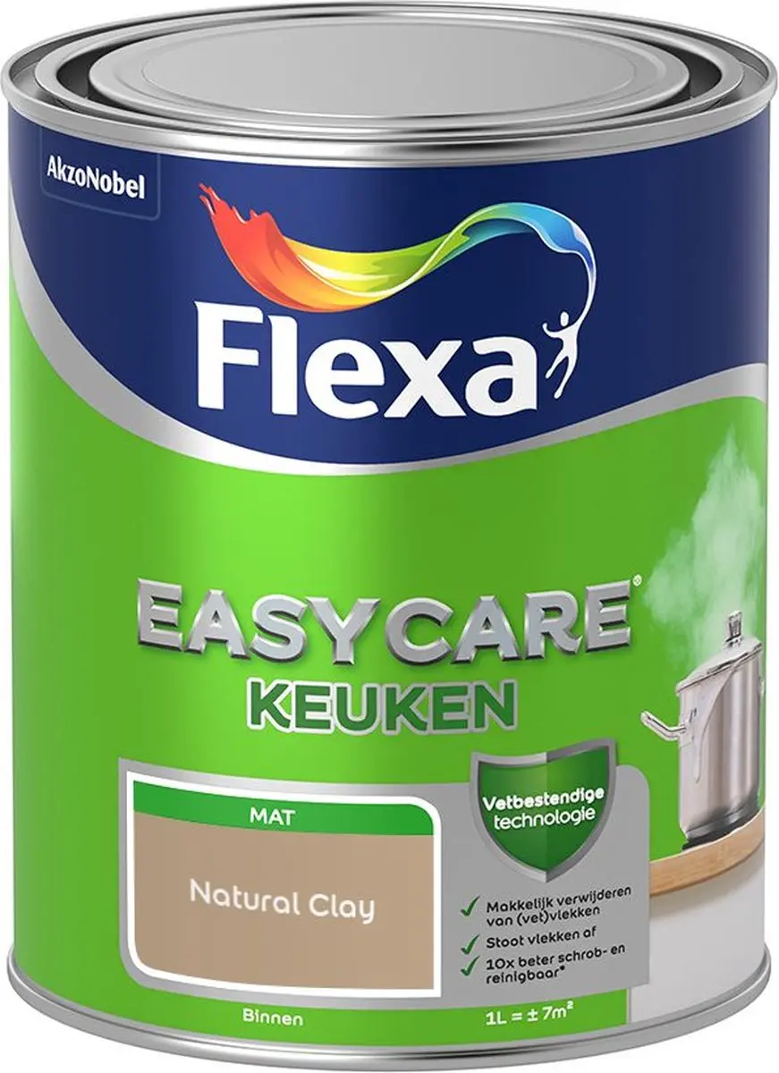 Flexa Easycare Keukenverf Natural Clay 1L