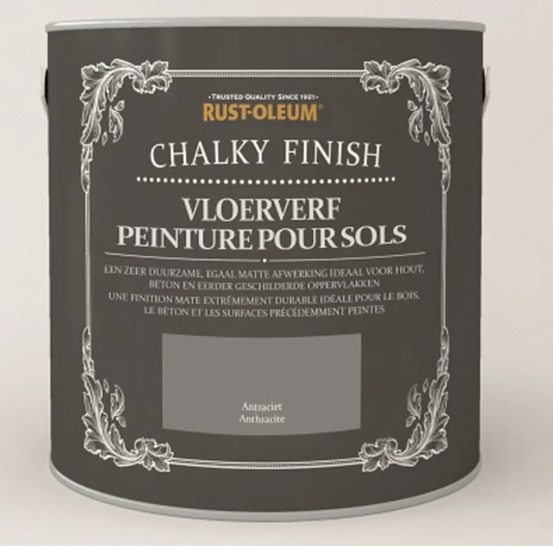 Rust-Oleum Chalky Finish Vloerverf Wintergrijs 2,5L