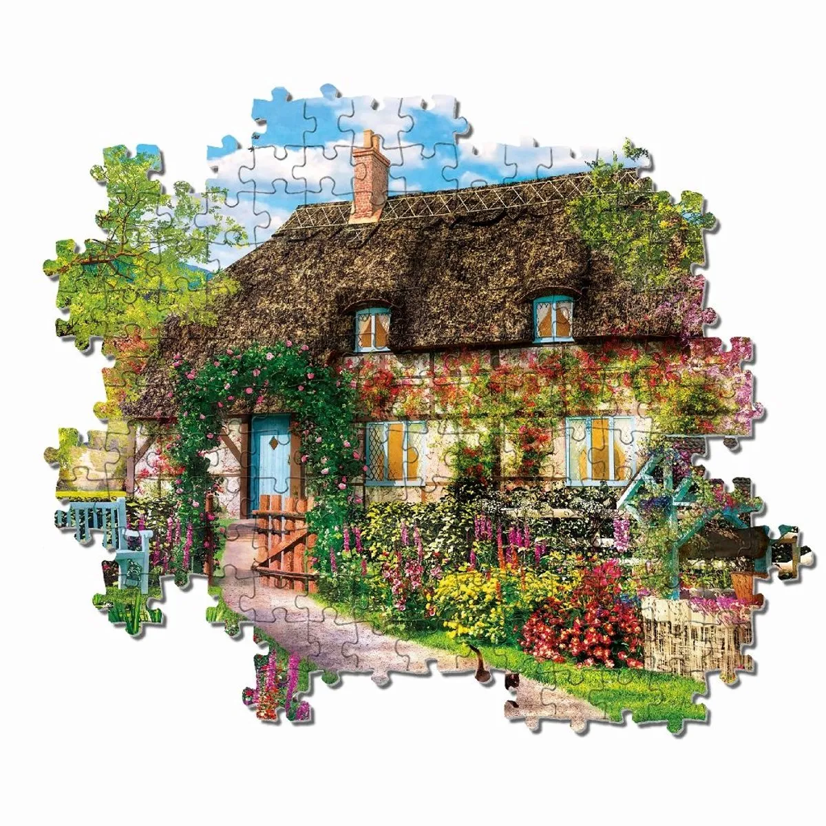 Clementoni Puzzel 1000 Stuks Oud Plattelandshuisje - High Quality Collection - afbeelding 6 van 6
