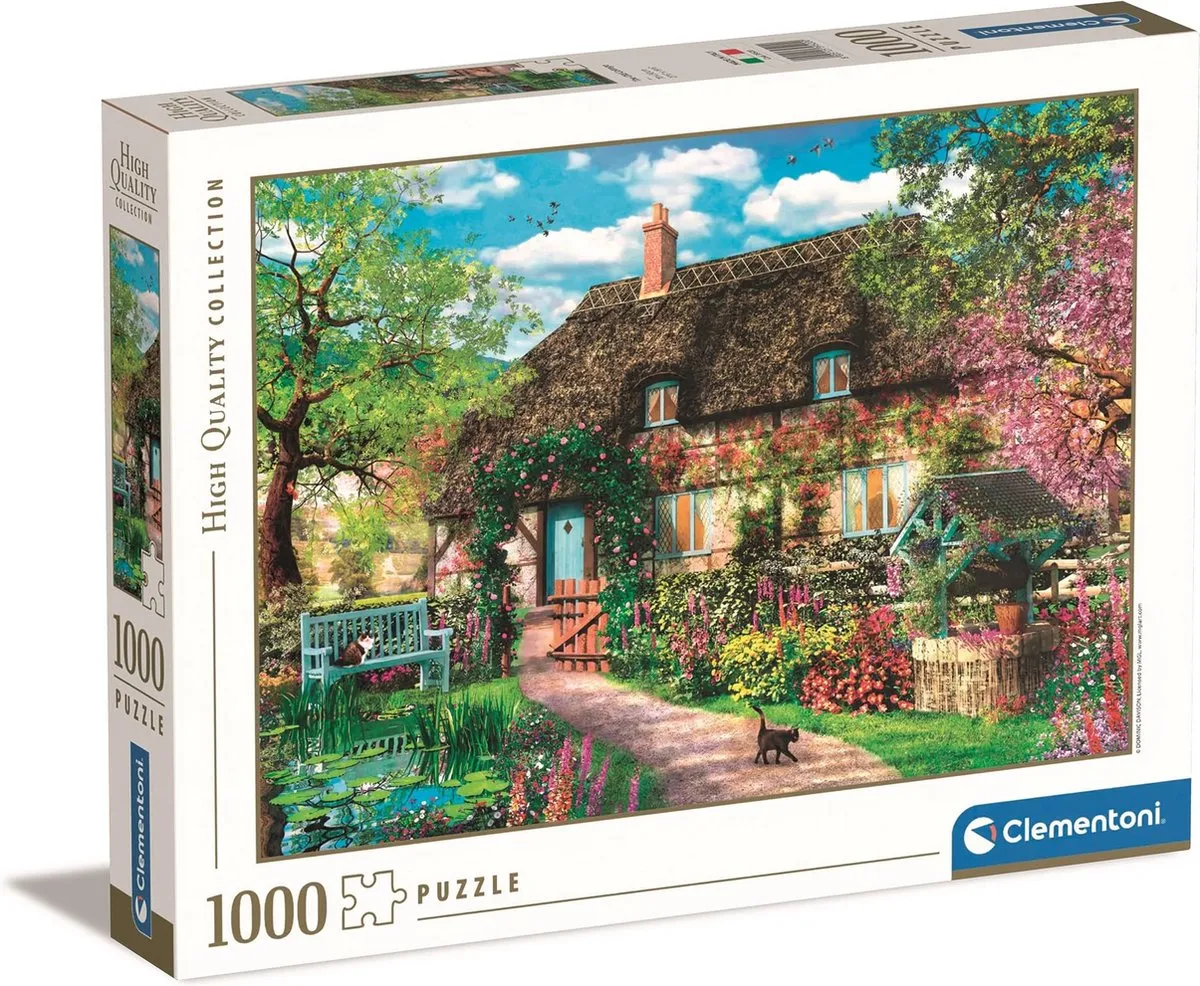 Clementoni Puzzel 1000 Stuks Oud Plattelandshuisje - High Quality Collection