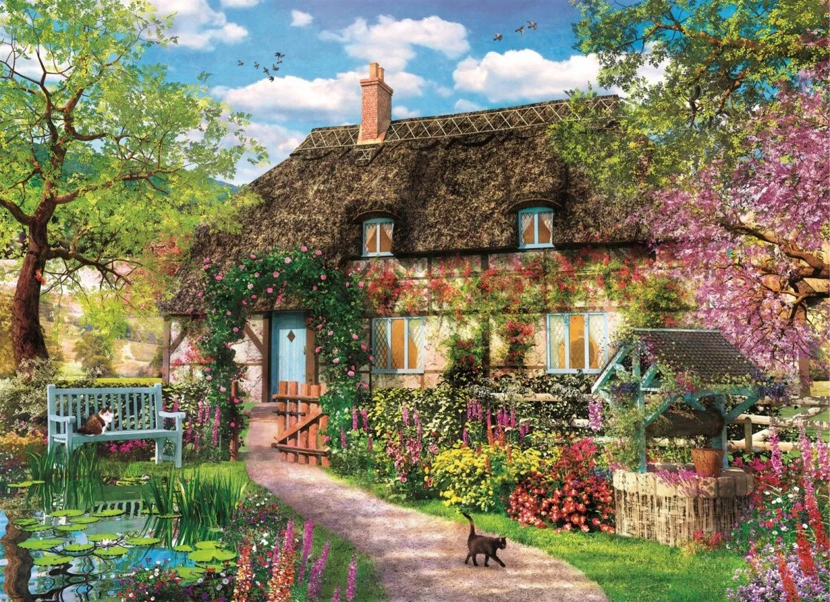 Clementoni Puzzel 1000 Stuks Oud Plattelandshuisje - High Quality Collection