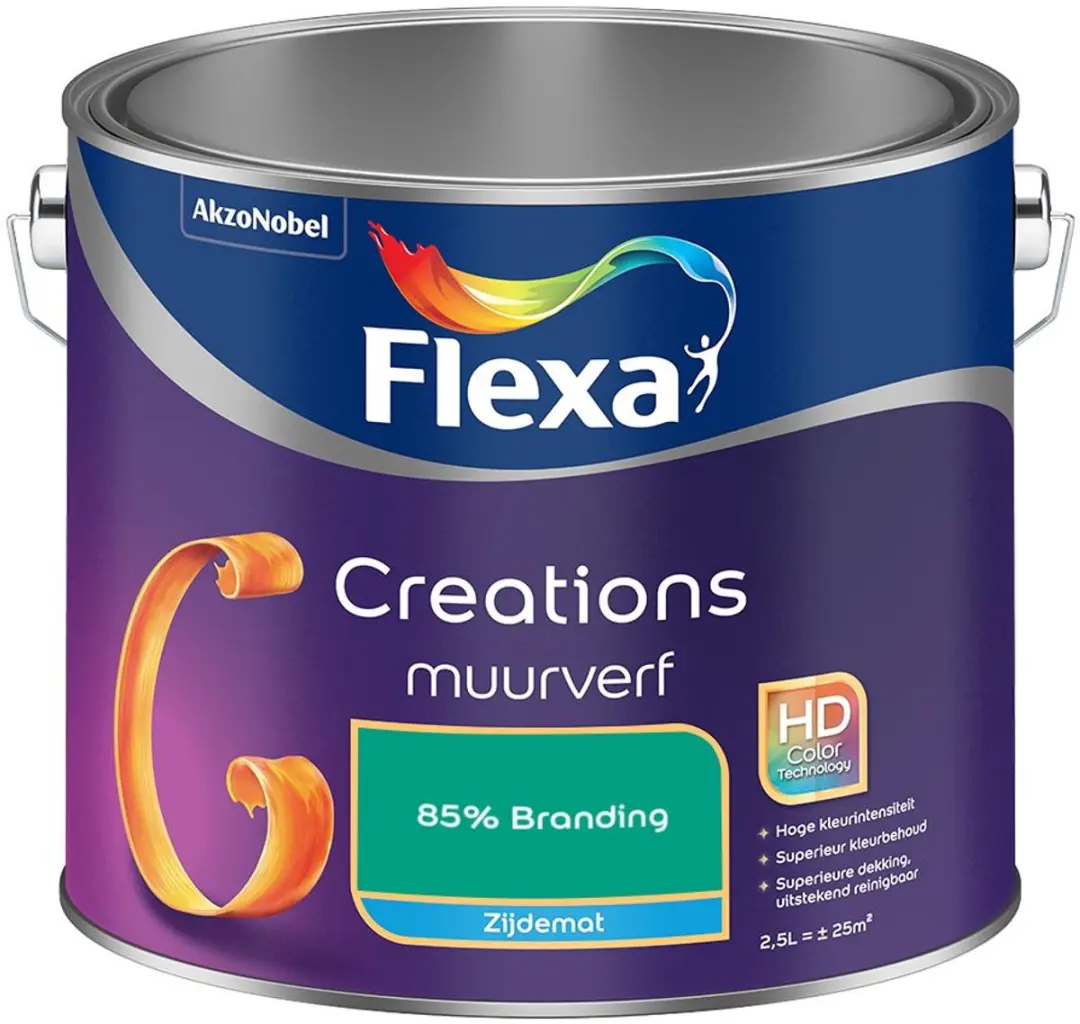 Flexa Creations Muurverf Zijdemat 85% Branding
