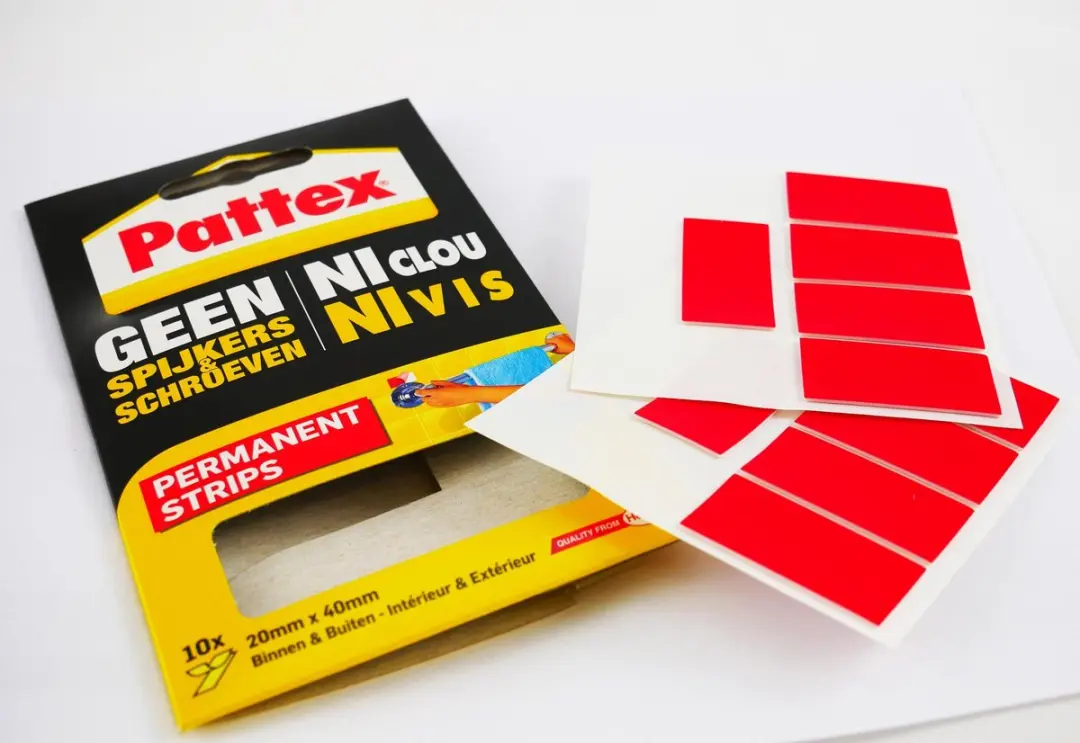 Pattex Plakstrips Permanent 10 Stuks - 2,75 kg - Wit