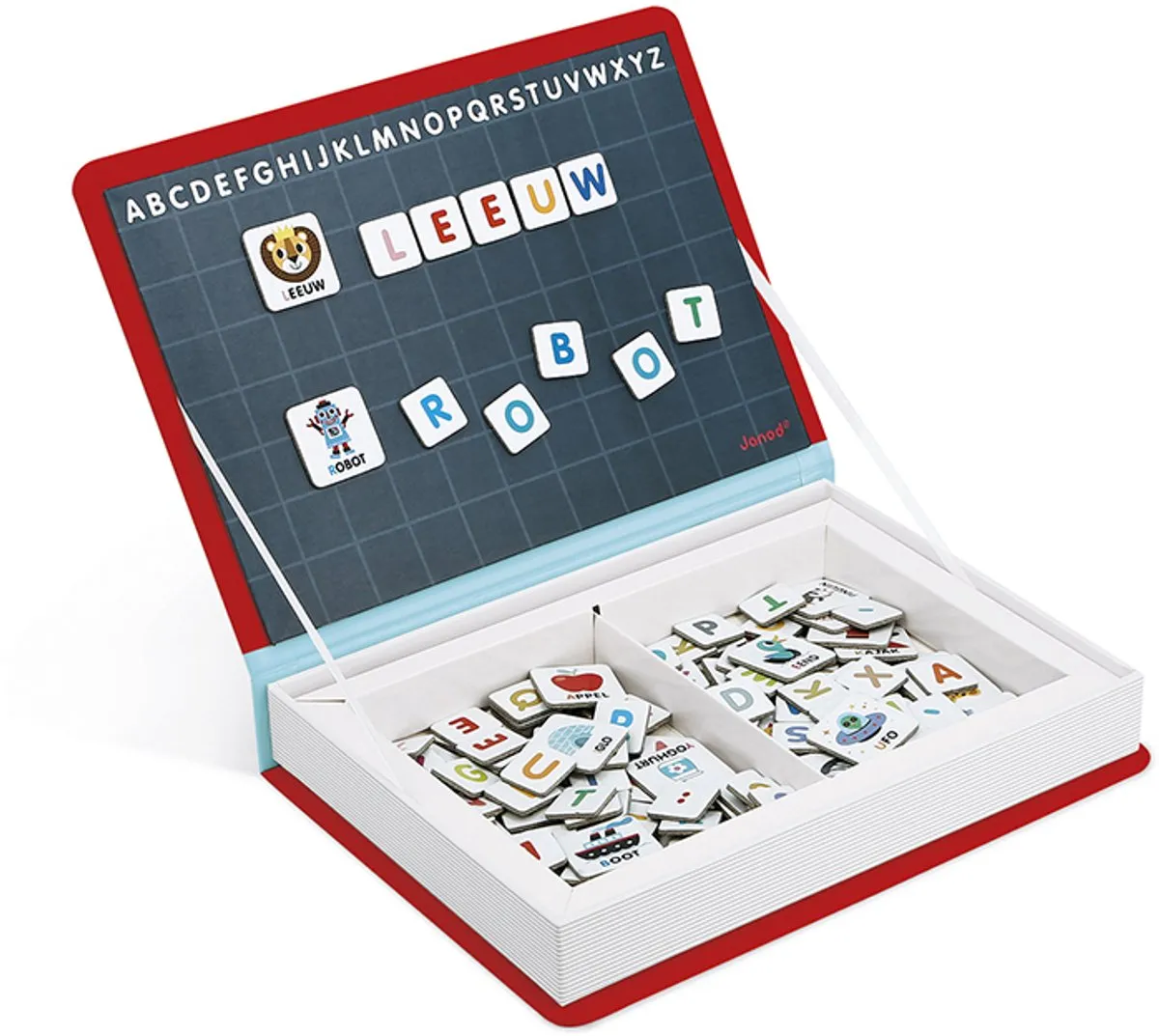 Janod Magnetibook Alfabet Nederlandstalig - 142 Magneten