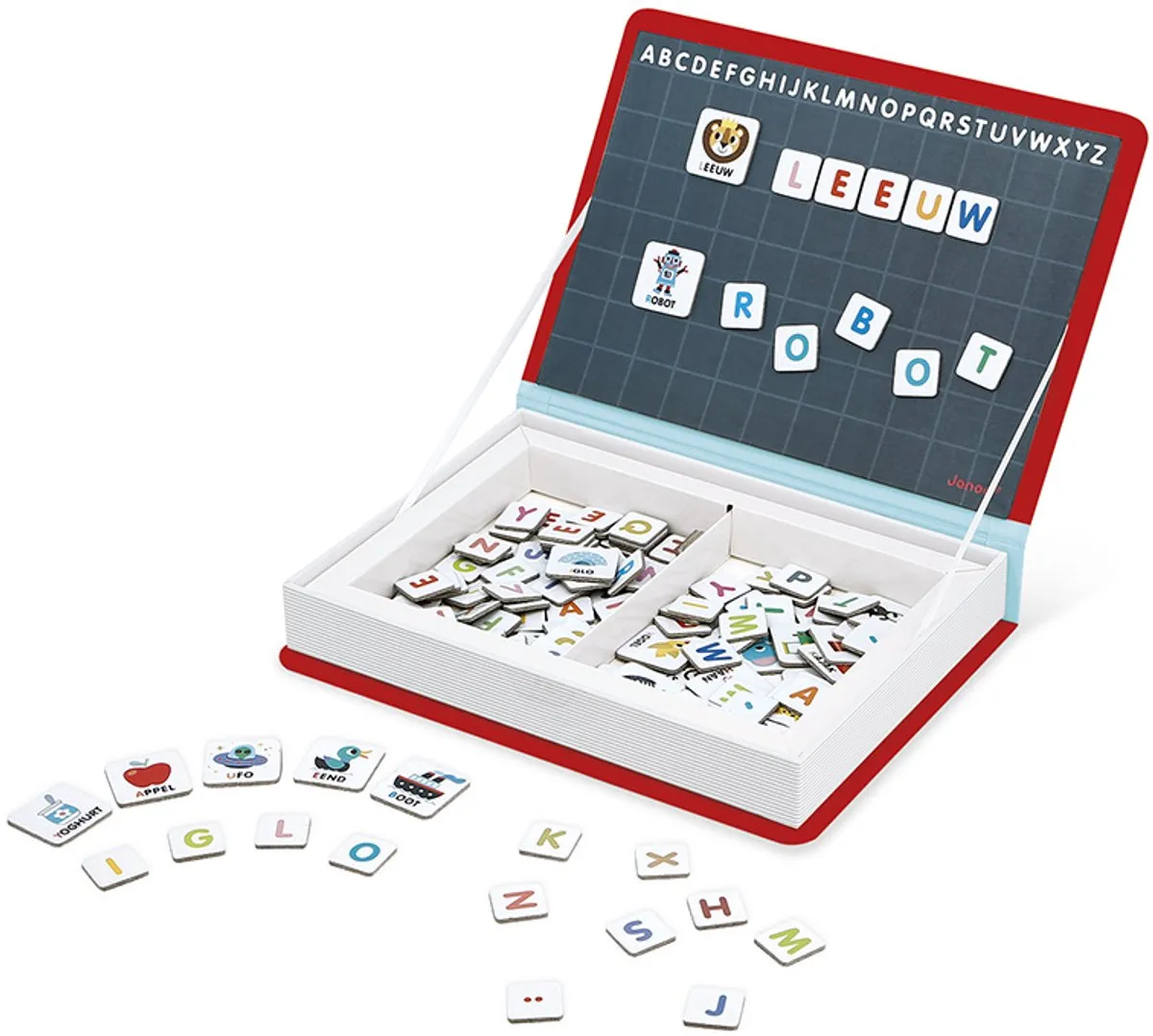 Janod Magnetibook Alfabet Nederlandstalig - 142 Magneten