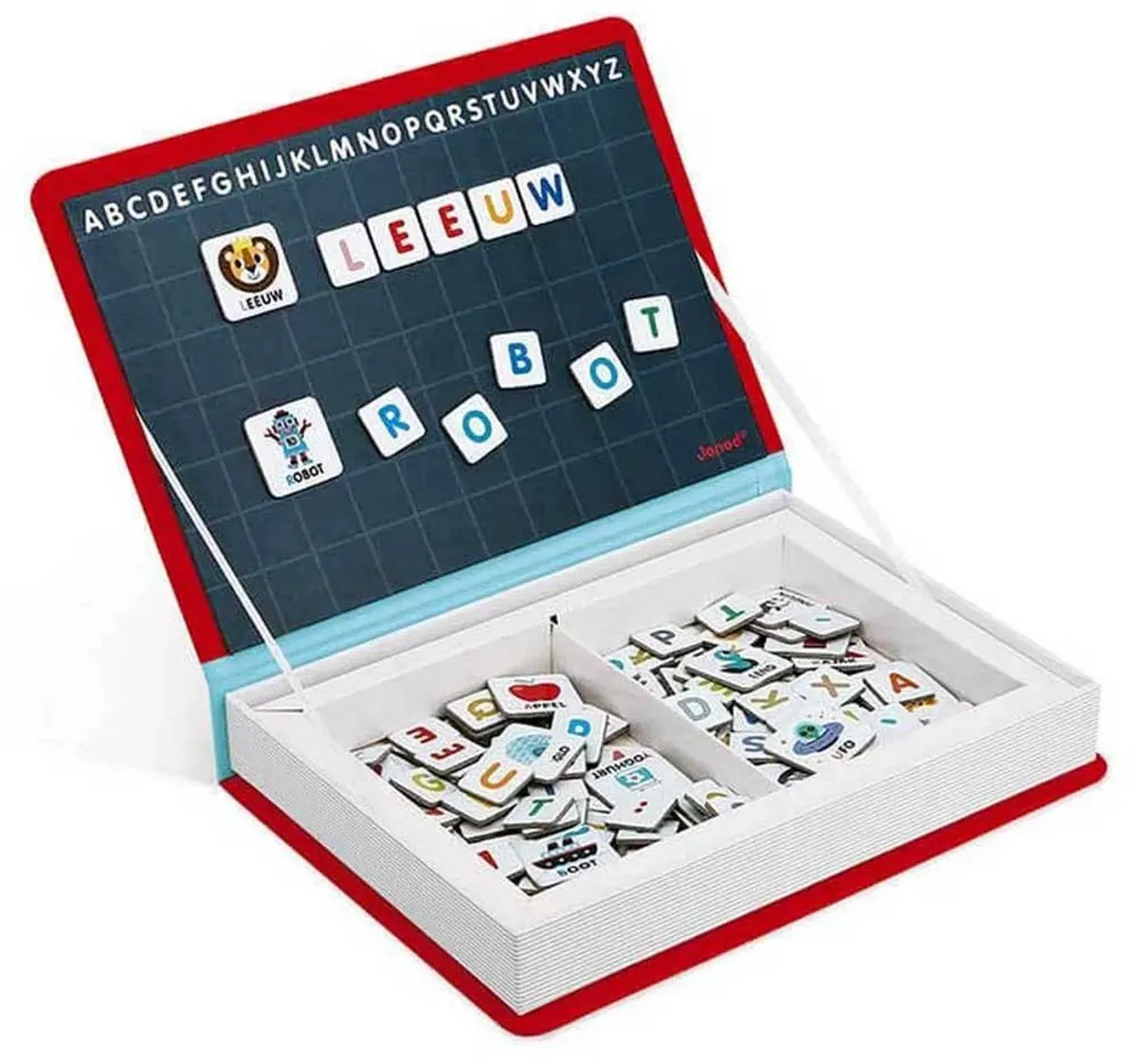 Janod Magnetibook Alfabet Nederlandstalig - 142 Magneten