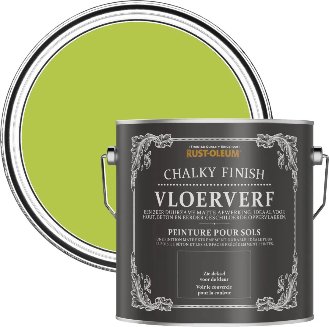 Rust-Oleum Groen Vloerverf Limoen 2,5L