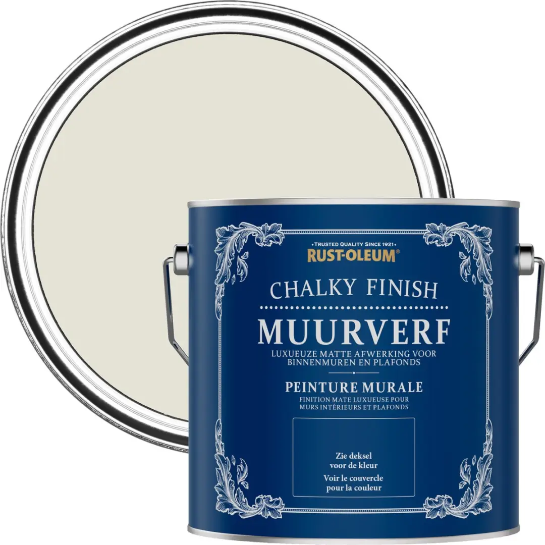 Rust-Oleum Beige Chalky Finish Muurverf Portlandse Steen 2,5L