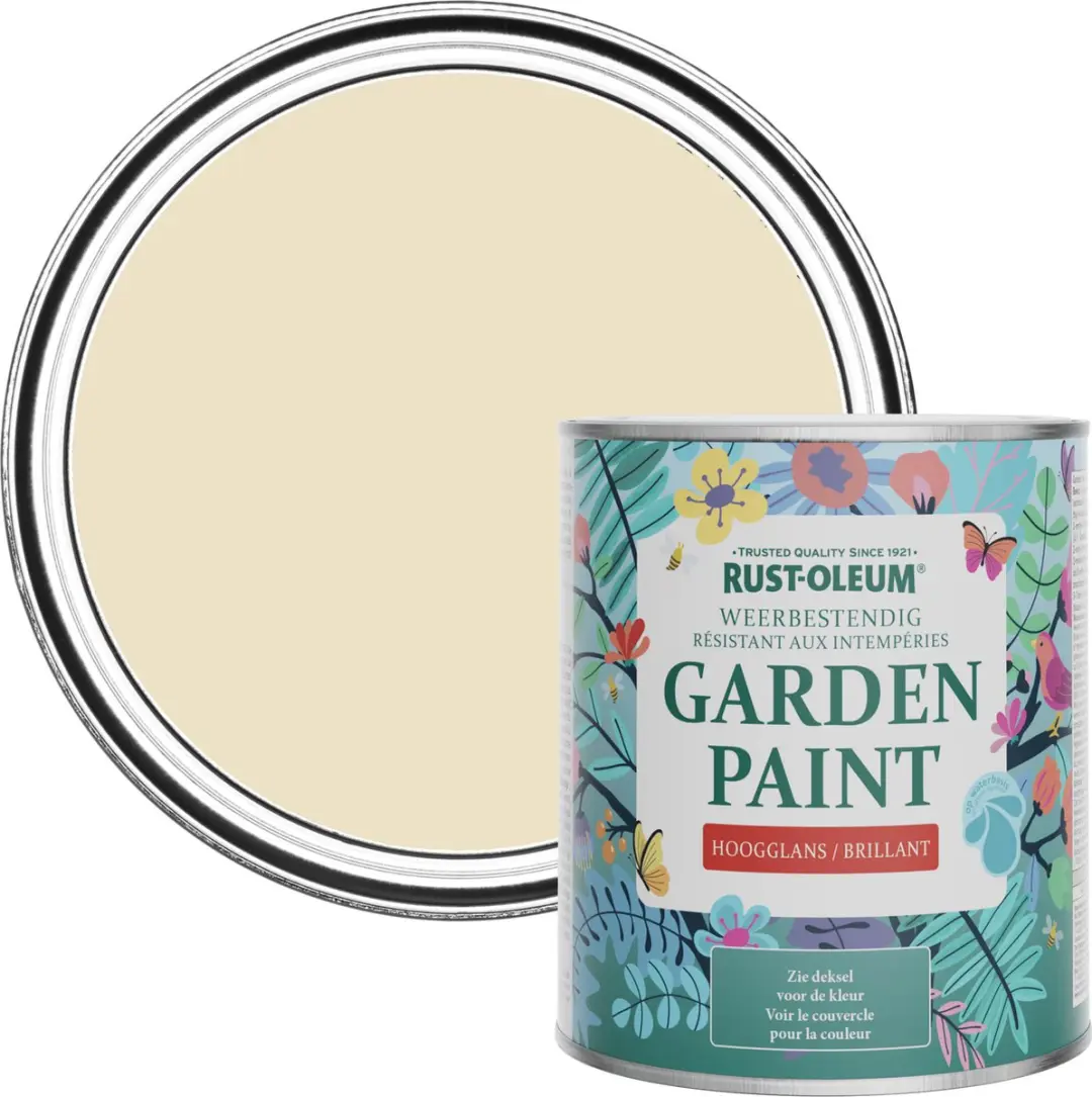 Rust-Oleum Crème Tuinverf Hoogglans Featherstone 750ml