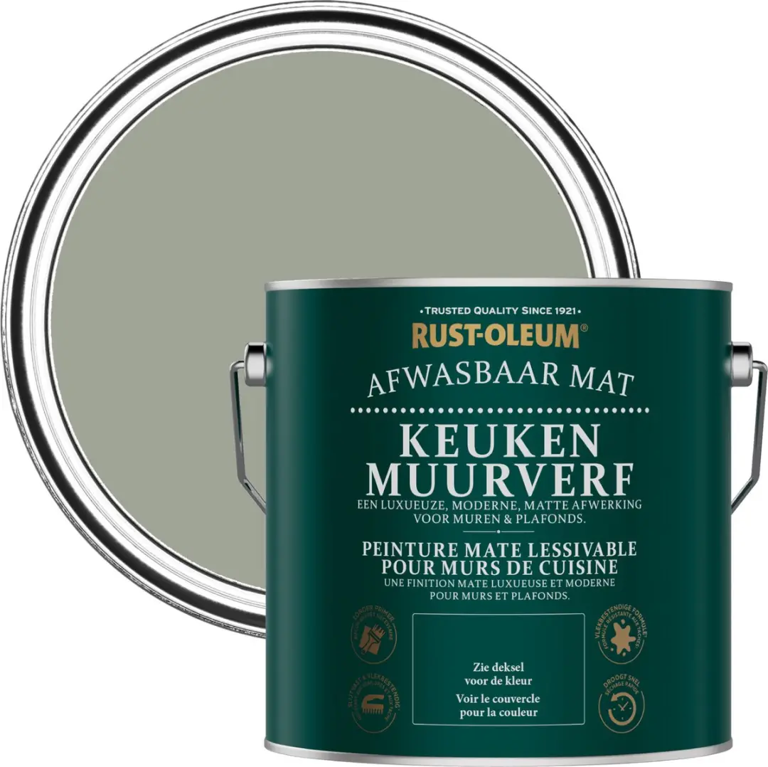 Rust-Oleum Theeblad Keuken Muurverf 2,5L