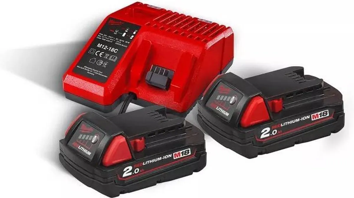Milwaukee M18 NRG-202 Accupack 2.0Ah