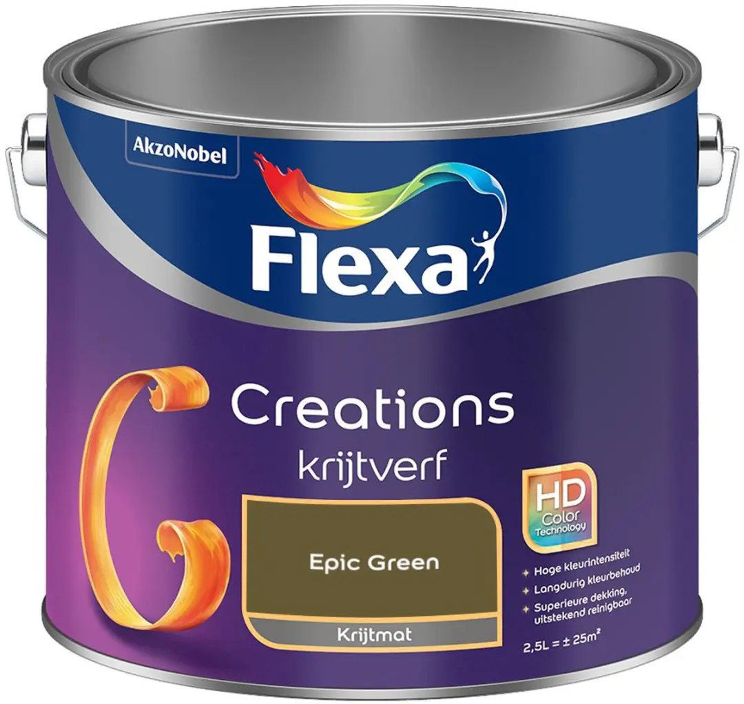 Flexa Creations Muurverf Epic Green