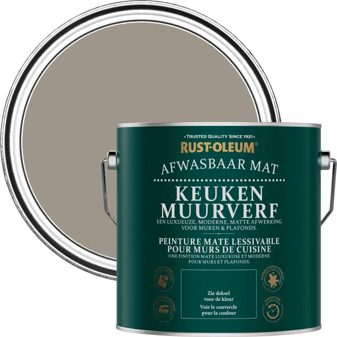 Rust-Oleum Truffel Keuken Muurverf 2,5L