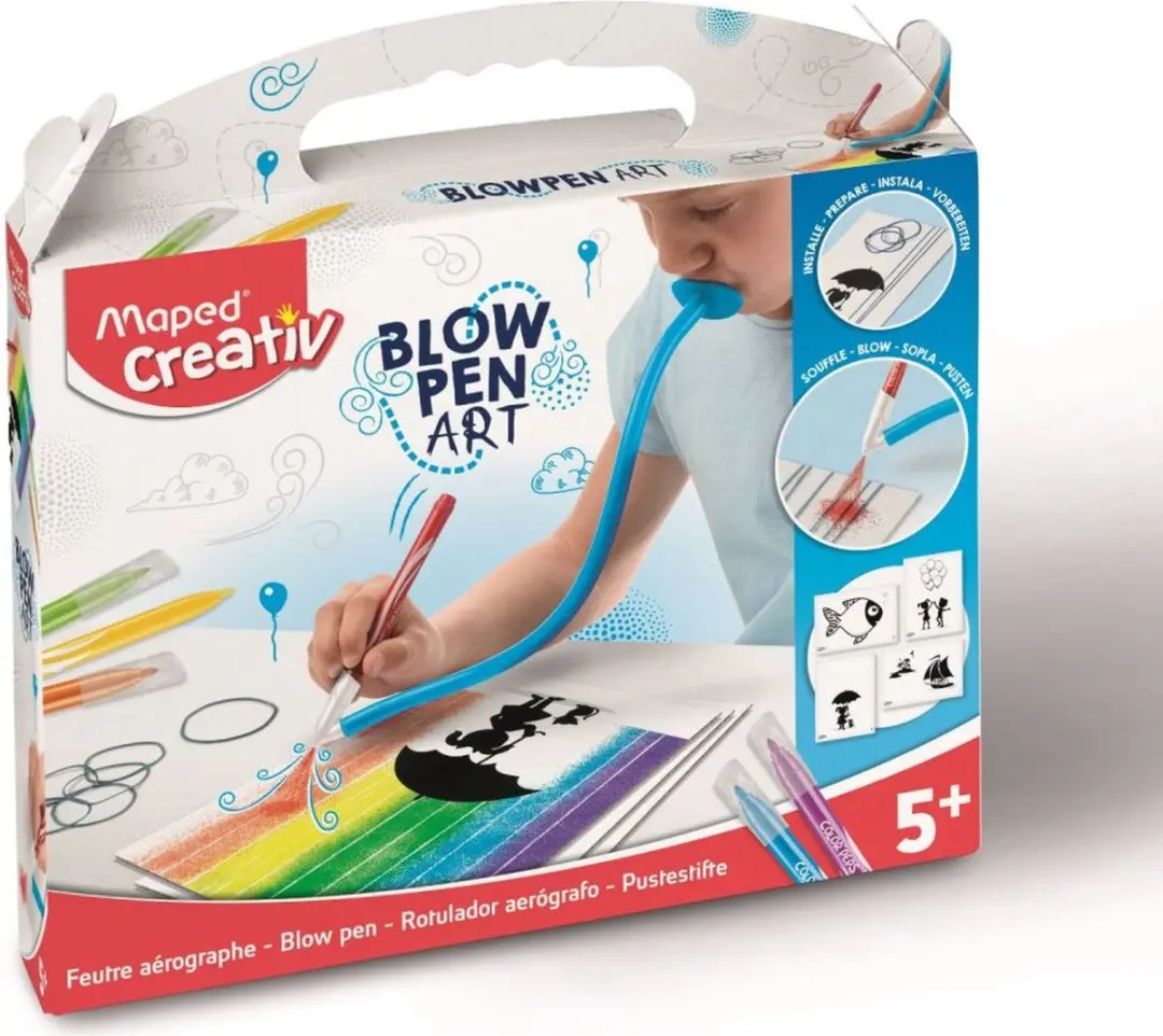 Maped Blowart Pen + 18 Viltstiften