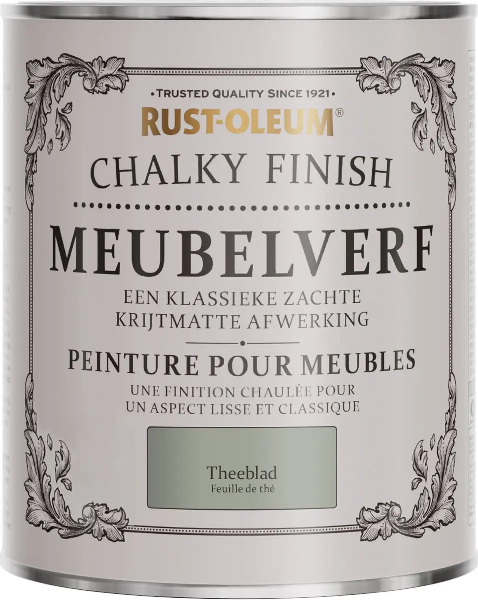 Rust-Oleum Lichtgroen Chalky Finish Meubelverf 750ml