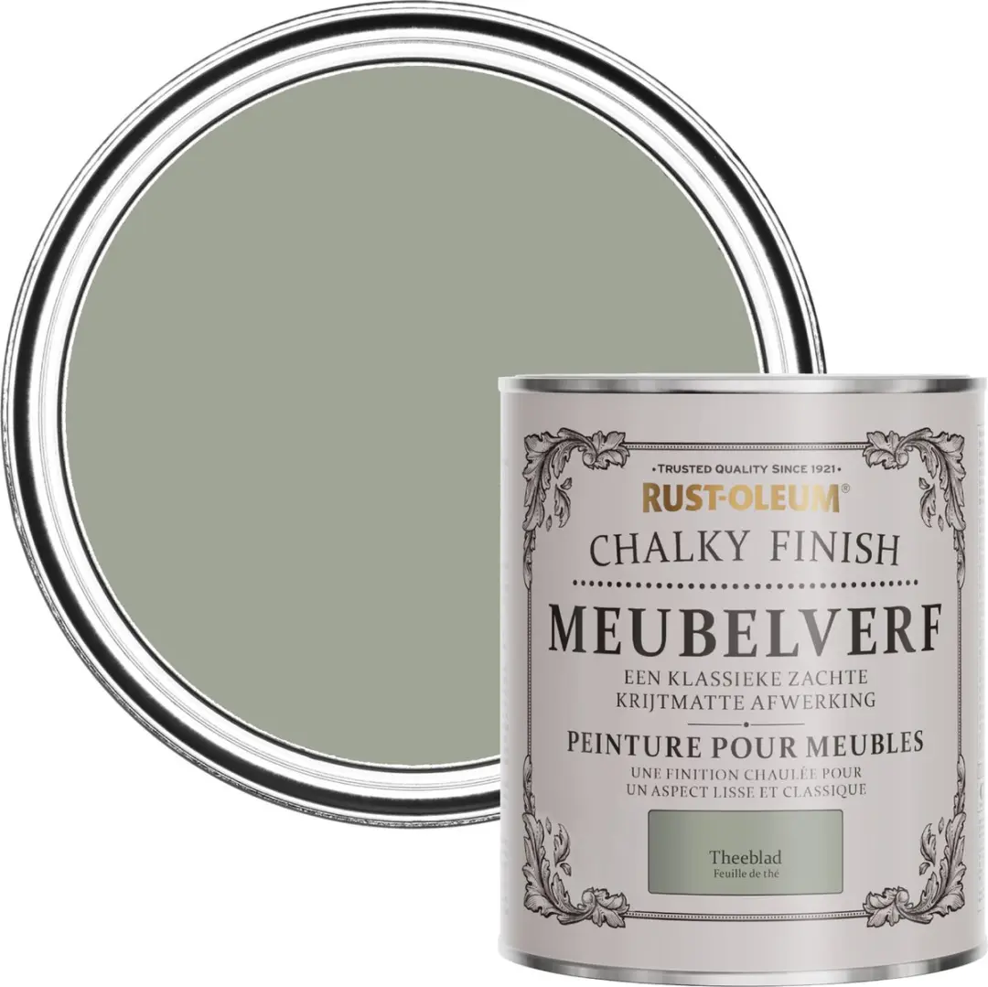 Rust-Oleum Lichtgroen Chalky Finish Meubelverf 750ml