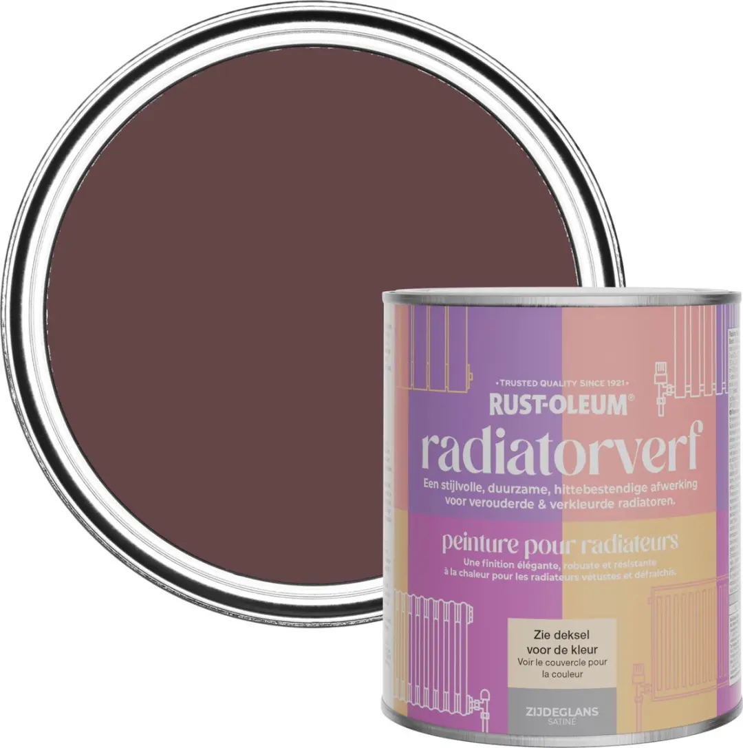 Rust-Oleum Mulberry Straat Radiatorverf 750ml