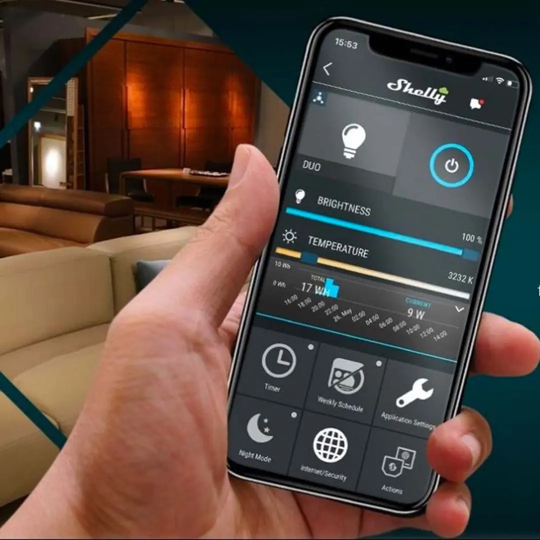 Shelly Duo GU10 LED-lamp - WiFi - Kleurloos