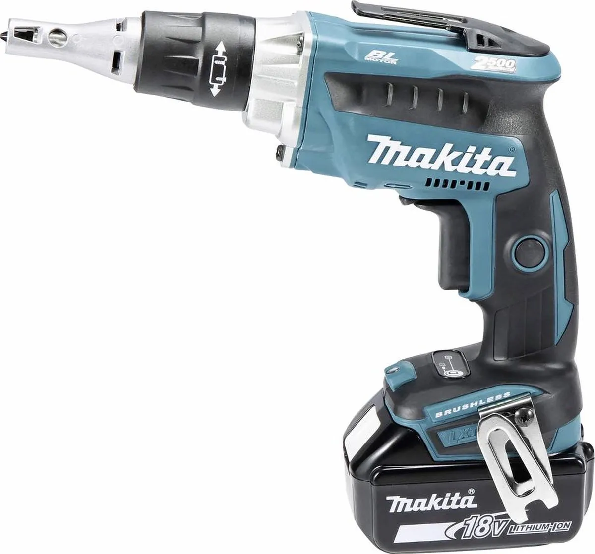 Makita DFS250Z 18V Li-Ion Gipsschroefmachine - afbeelding 6 van 6