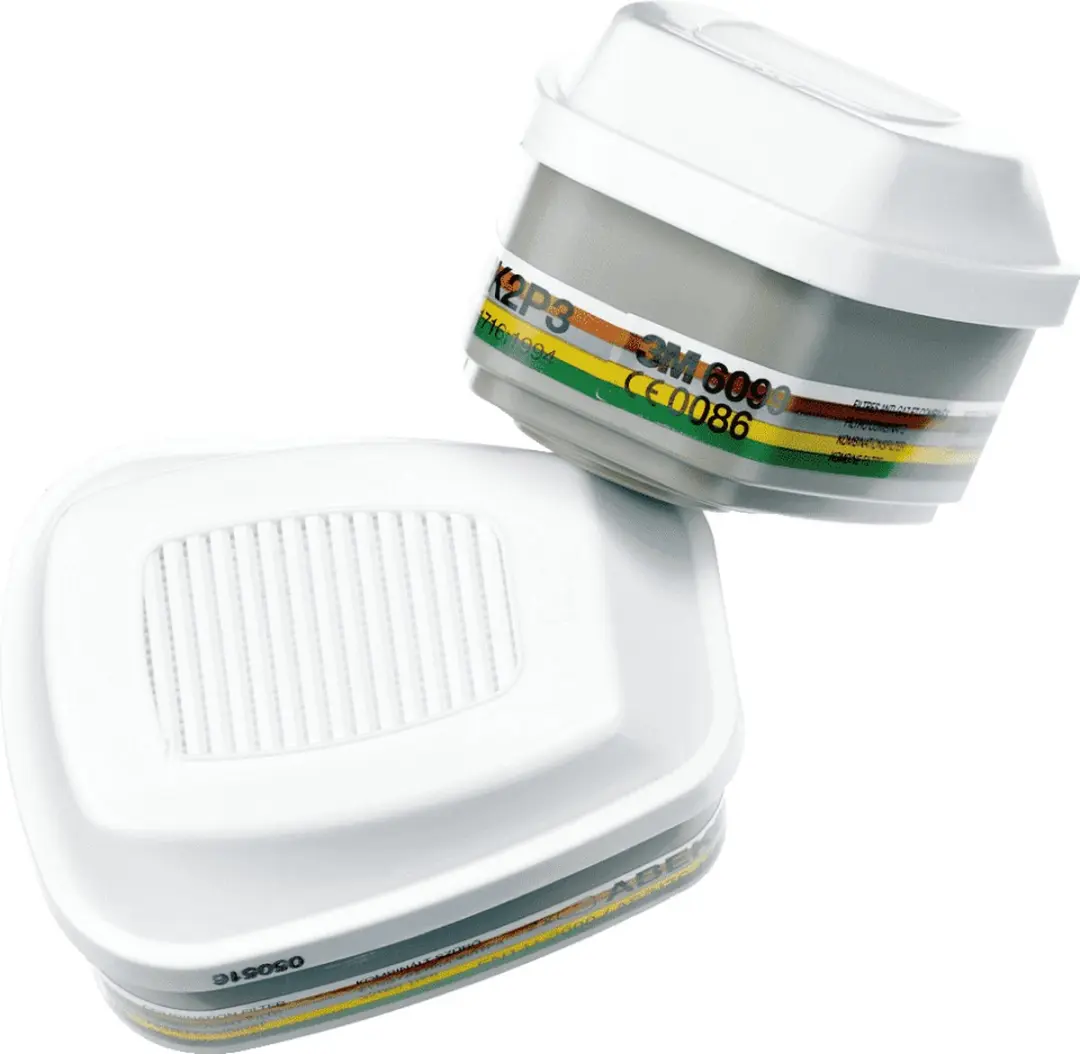 3M 6099 Gas-, Damp- en Stofmaskerfilter A2B2E2K2P3 - 2 Stuks