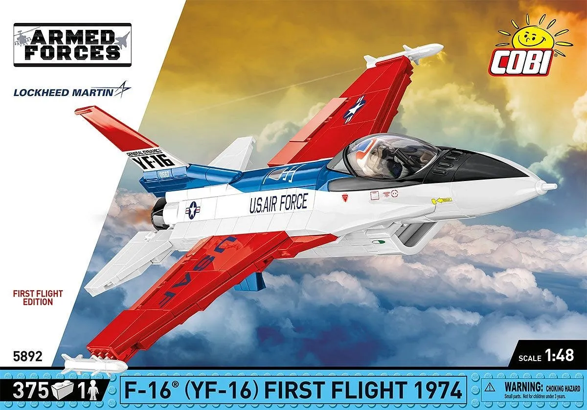 Cobi F-16 Eerste Vlucht Editie Bouwset 375 Stuks - Meerkleurig