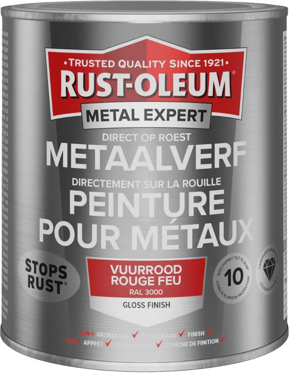Rust-Oleum Metal Expert Direct Op Roest Metaalverf 750ml