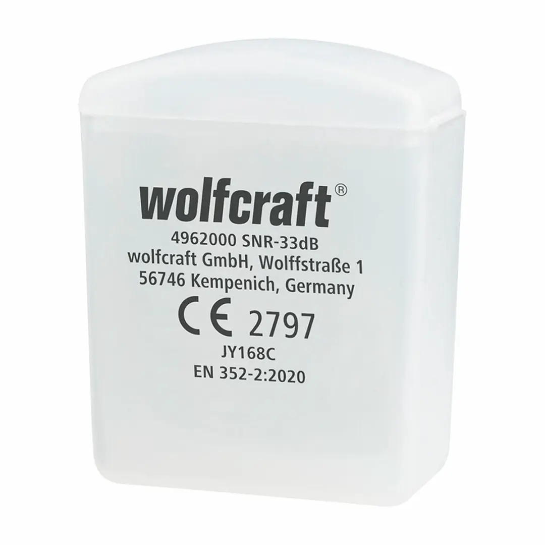 Wolfcraft Oordoppen met Koord 33dB - Zwart/Groen