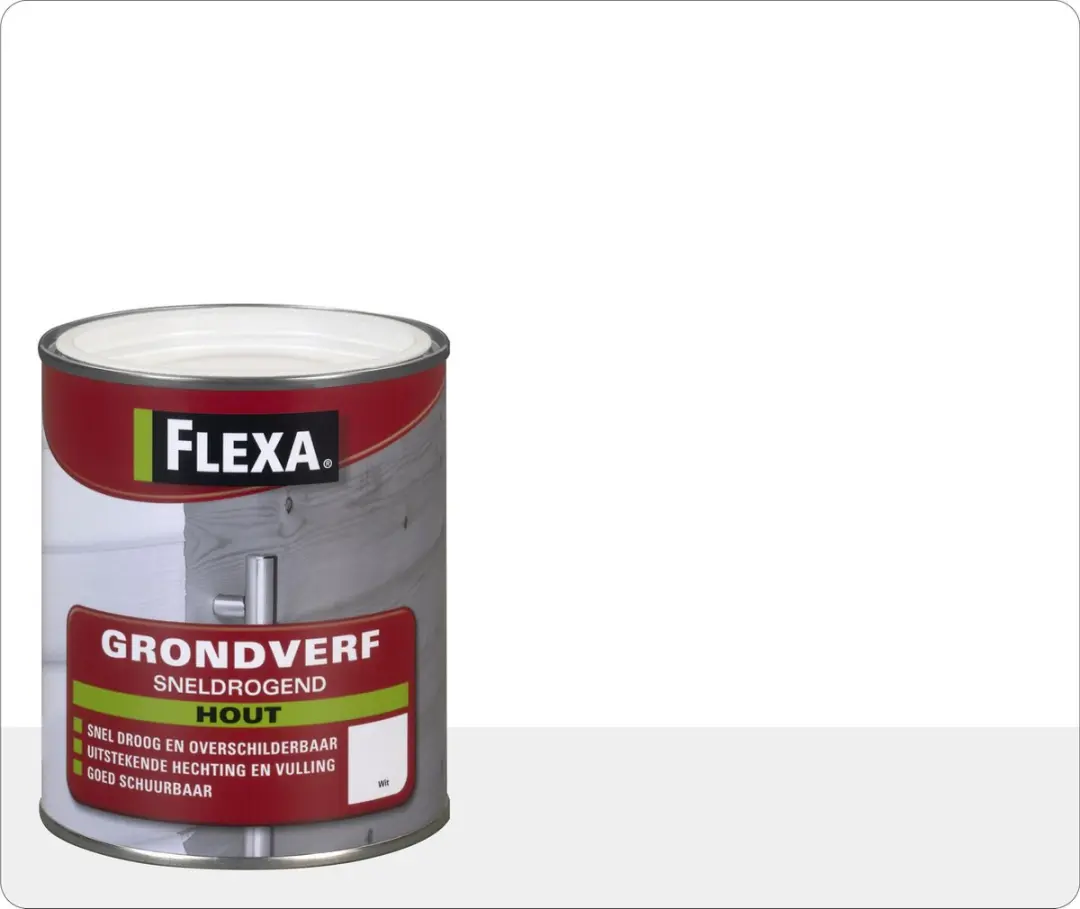 Flexa Grondverf Sneldrogend Wit 250ml