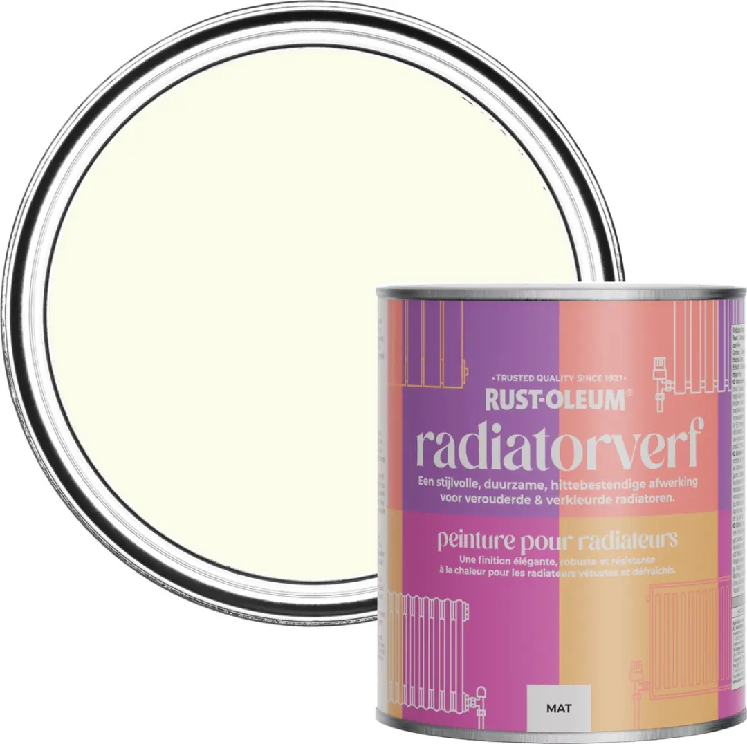 Rust-Oleum Radiatorverf Gebroken wit 750ml