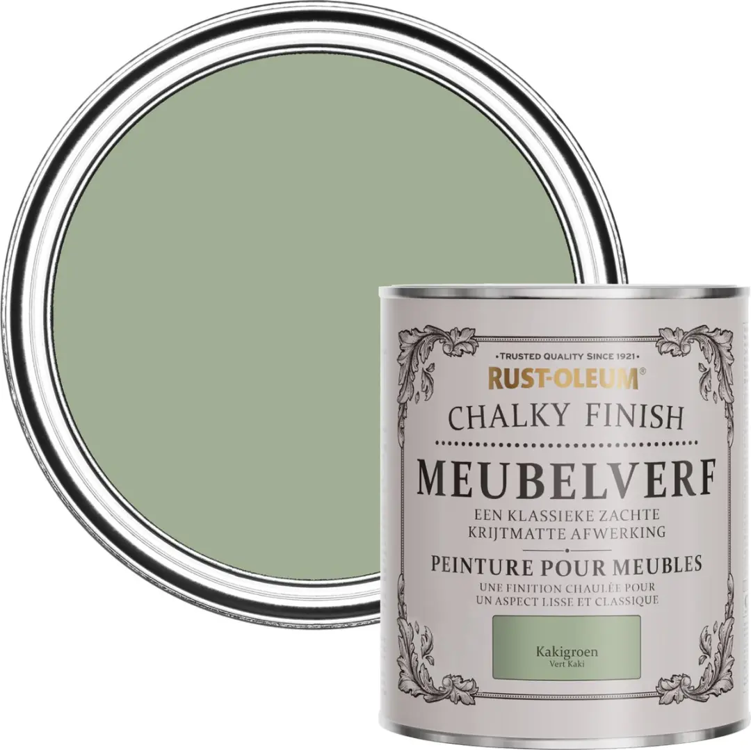 Rust-Oleum Groen Chalky Finish Meubelverf 750ml