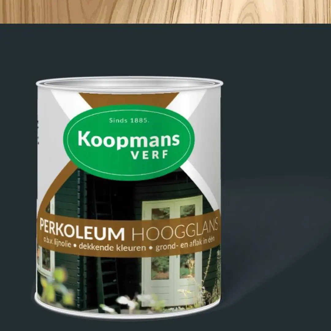 Koopmans Perkoleum Hoogglans 750ml Staalblauw