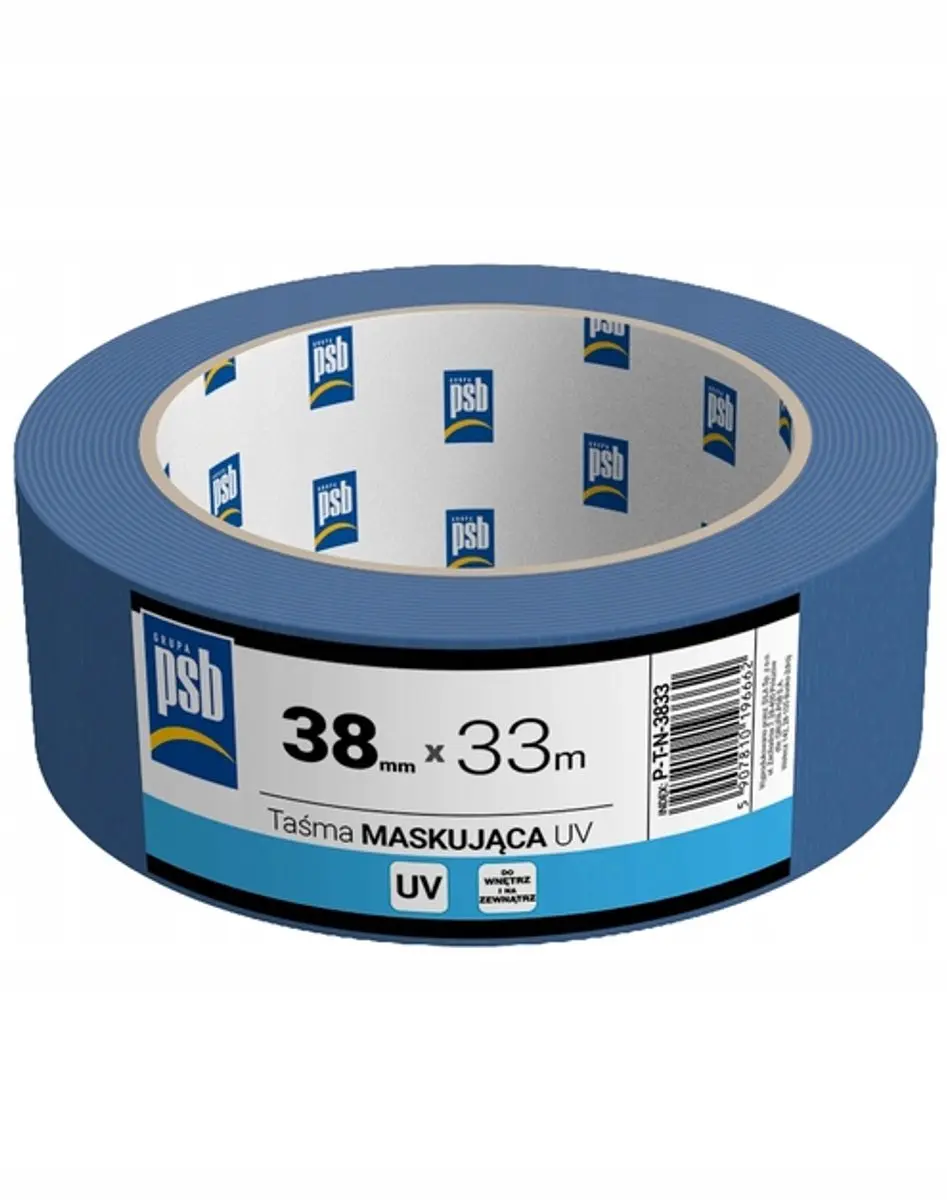 Sila Blauwe UV-Maskeringstape 38mm x 33m