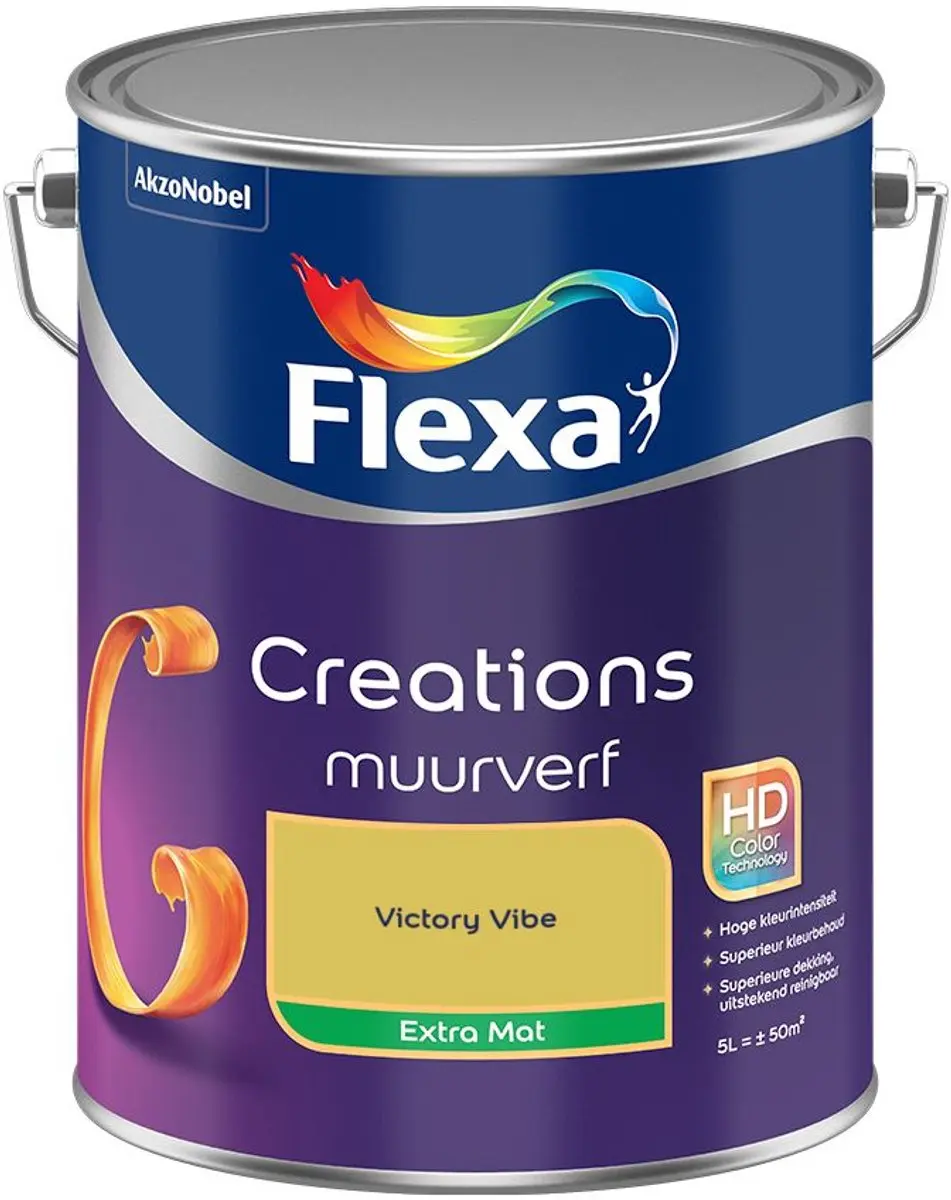 Flexa Creations Muurverf Extra Mat Victory Vibe 5L