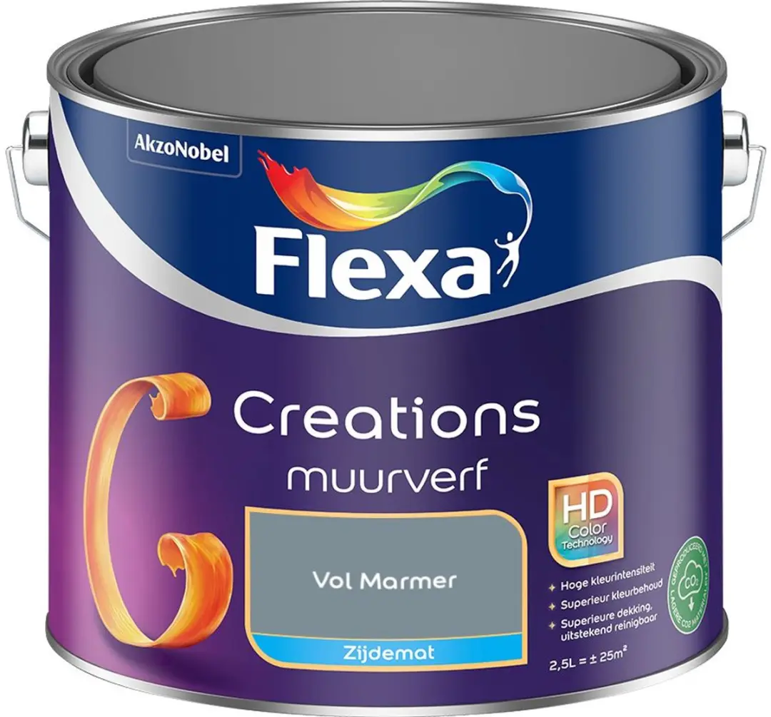 Flexa Creations Muurverf Zijdemat Vol Marmer 2,5L
