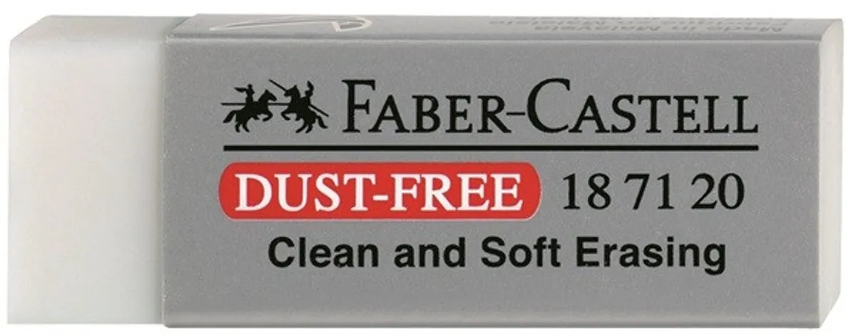 Faber-Castell Dust-Free Vlakgum Wit