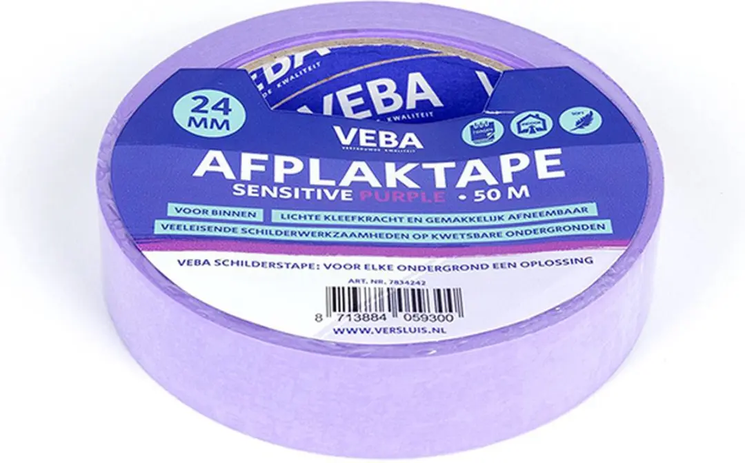 VEBA Sensitive Purple Afplaktape