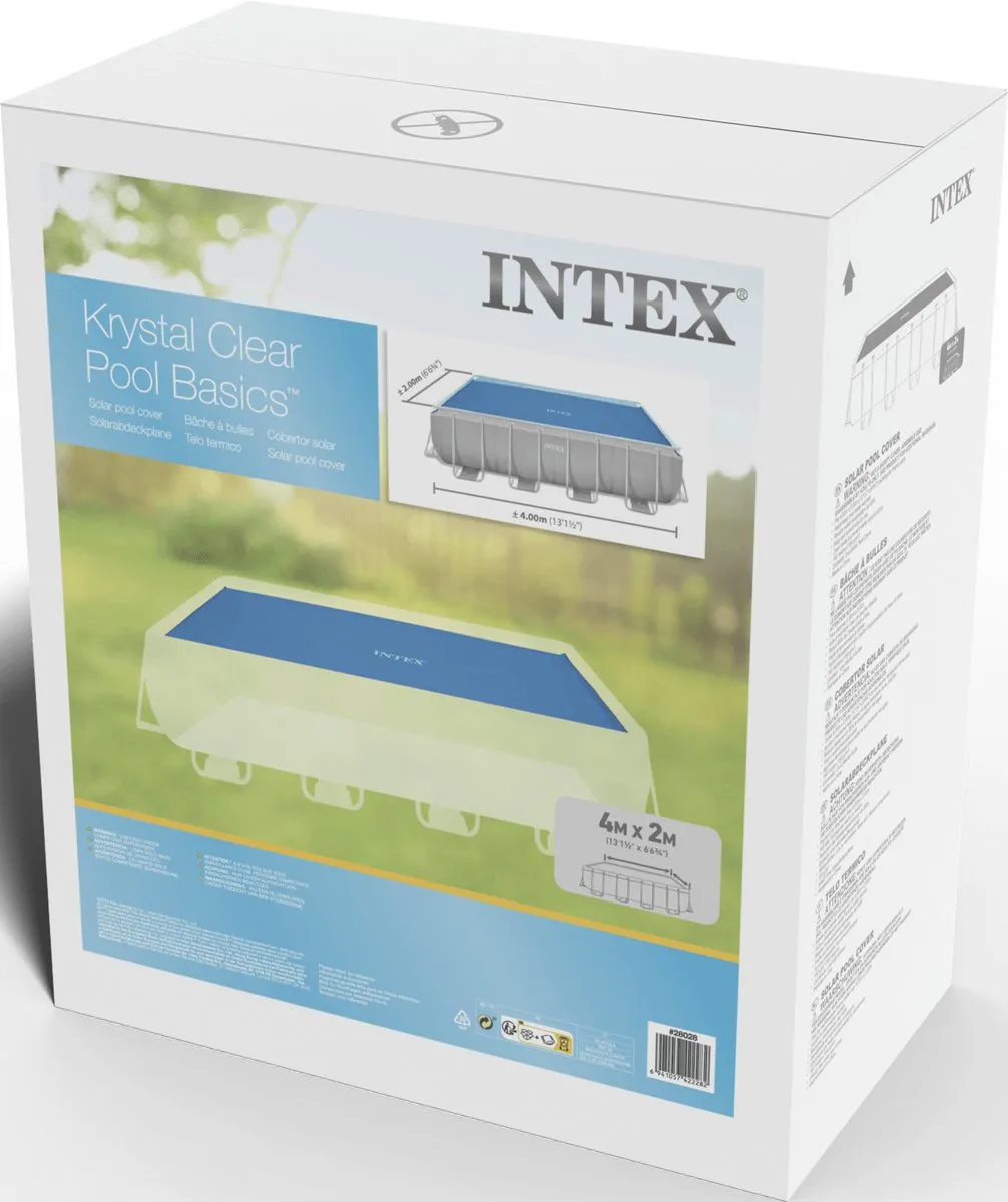 Intex Solar Zwembad Afdekzeil 400x200cm - Blauw - afbeelding 5 van 5