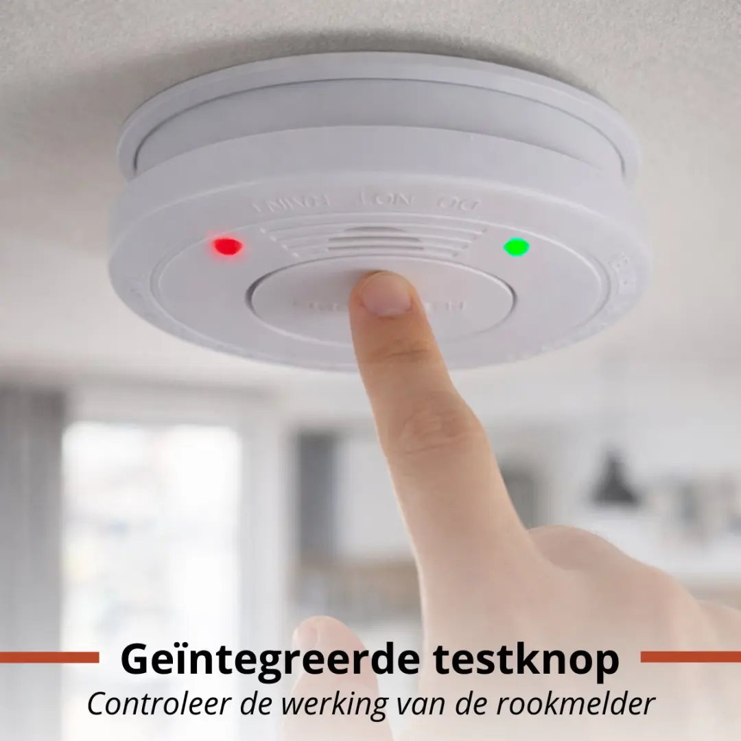 Grundig Rookmelder 10 Jaar - Optische Sensor 85dB Wit