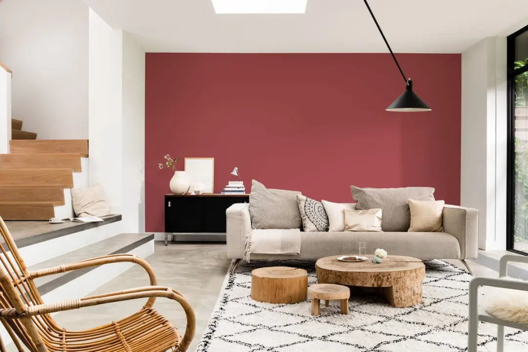 Flexa Strak Op De Muur Binnenmat Blushing Red 5L