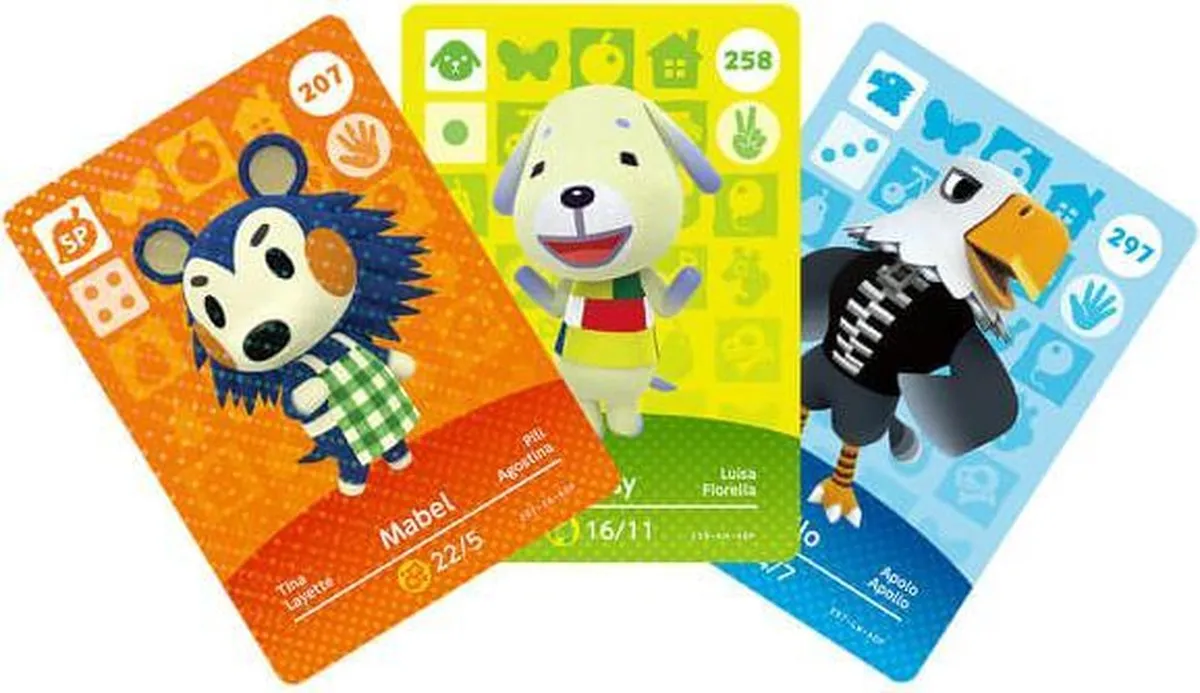 Nintendo amiibo Speelkaarten Animal Crossing Series 3