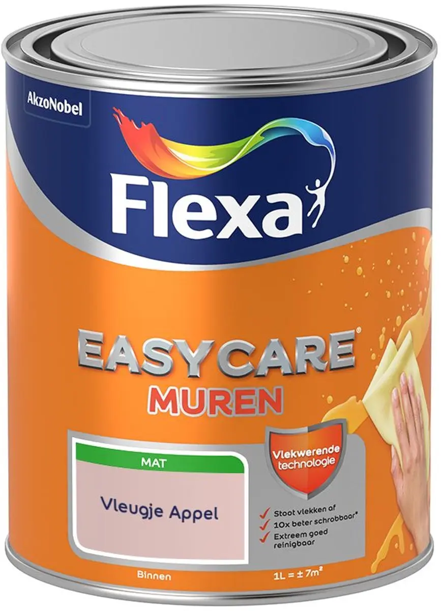 Flexa Easycare Muren Vleugje Appel Mengverf 1L