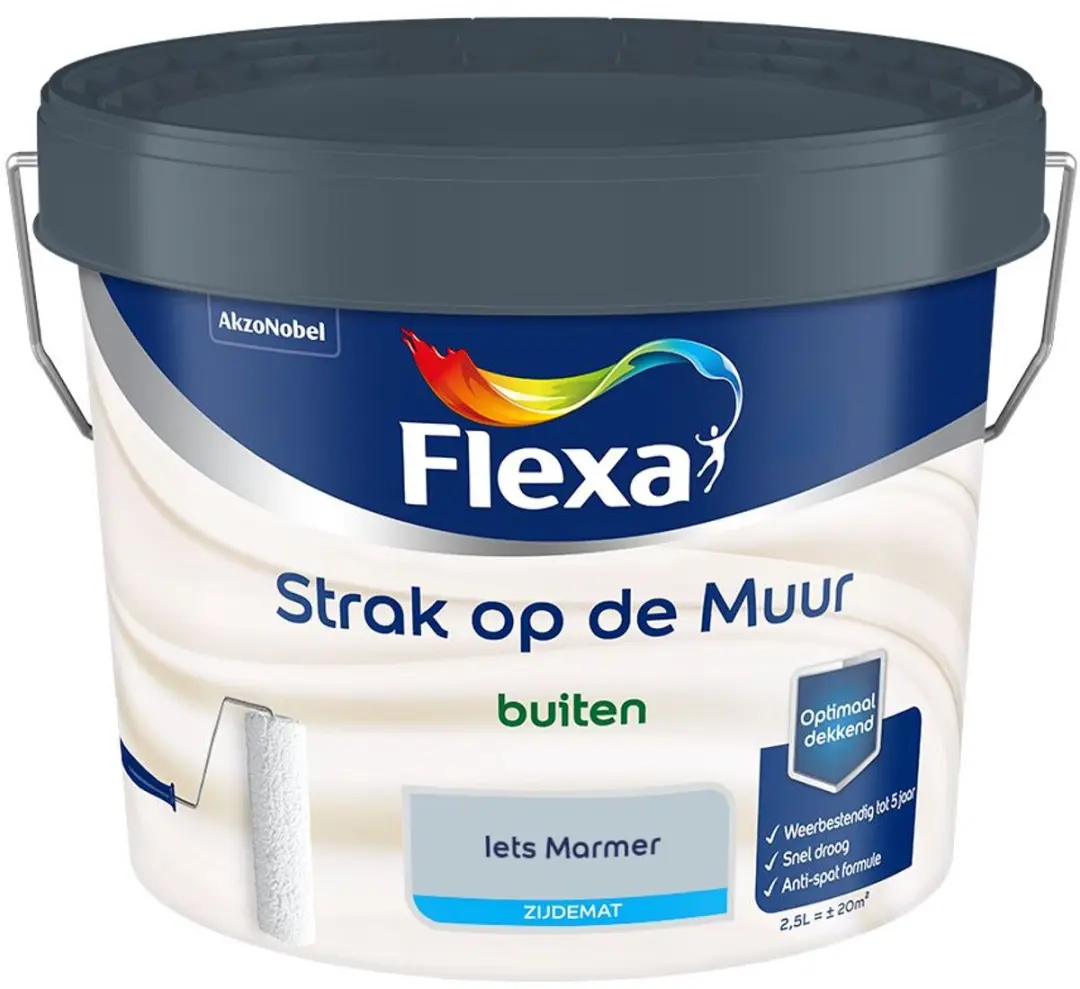Flexa Strak Op De Muur Mengverf 2,5L