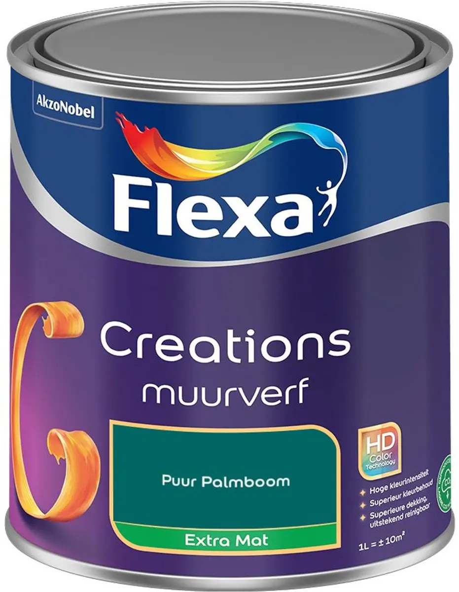 Flexa Creations Muurverf Extra Mat Puur Palmboom 1L