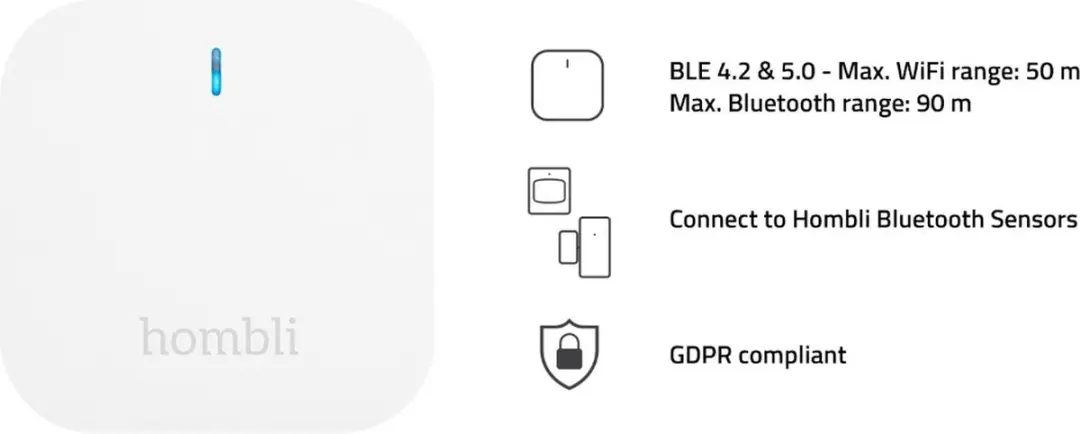 Hombli Smart Bluetooth Sensor Kit 8719323918221 - Wit