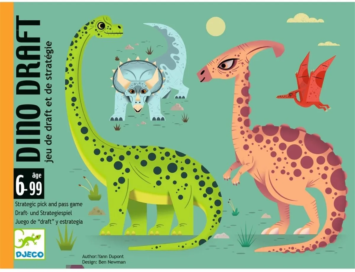 Djeco Dino Draft Kaartspel - 2-4 Spelers