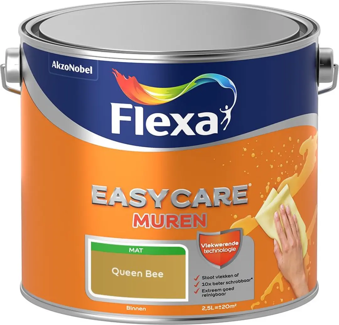 Flexa Easycare Muren Queen Bee Mengverf 2,5L