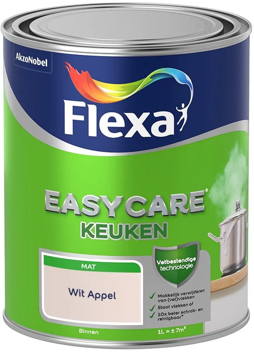 Flexa Easycare Keuken Mengverf Wit Appel