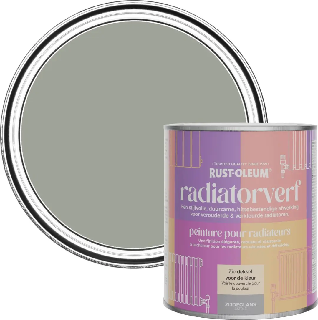 Rust-Oleum Radiatorverf Lichtgroen Theeblad 750ml