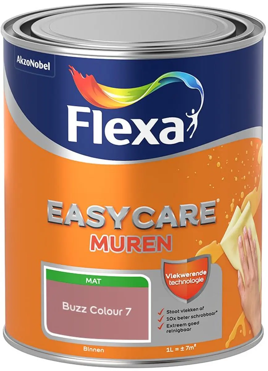 Flexa Easycare Muren Mengverf Buzz Colour 7 - 1L