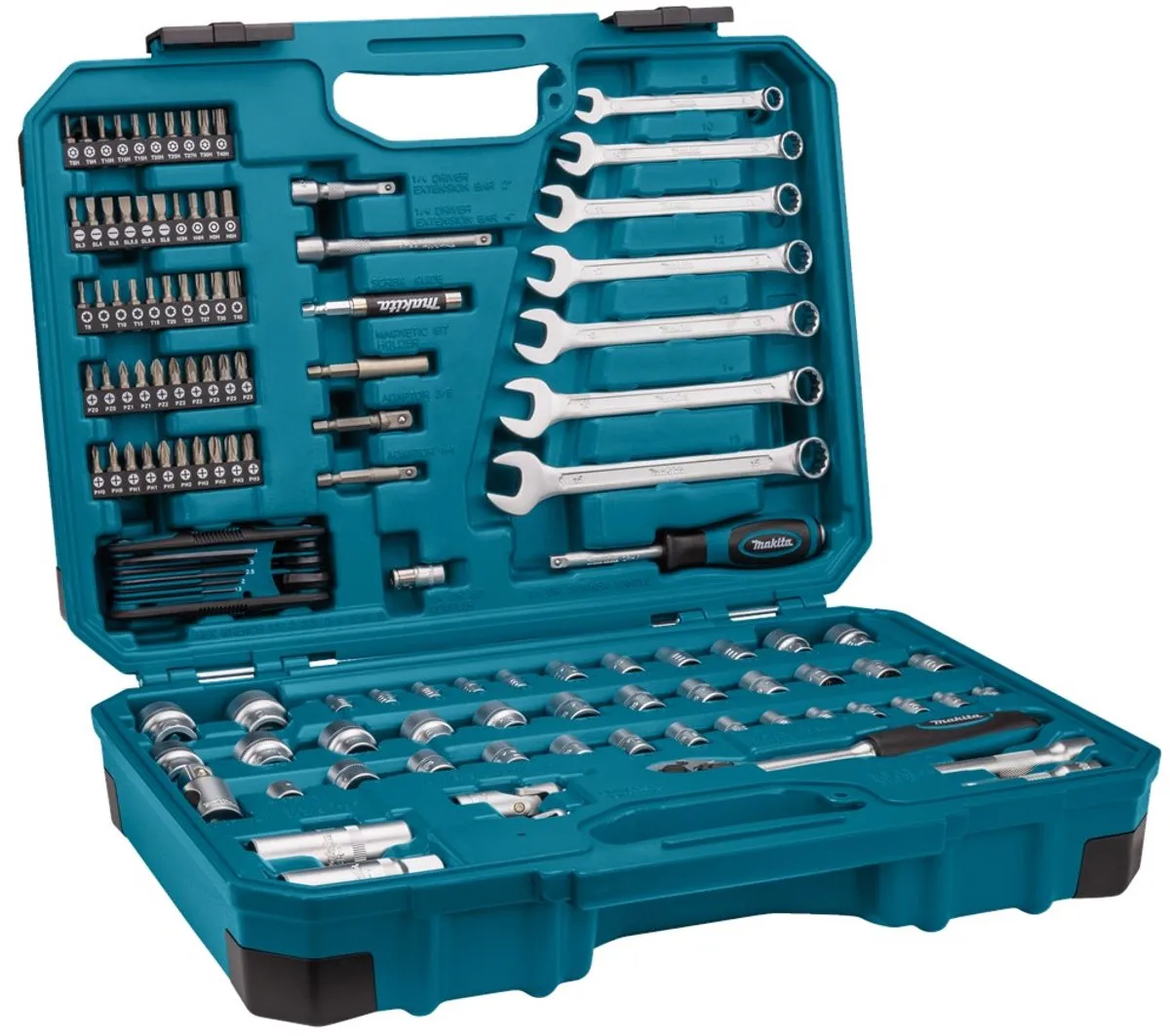Makita E-06616 Gereedschapsset Universeel 120-delig - 50 bits + 48 doppen